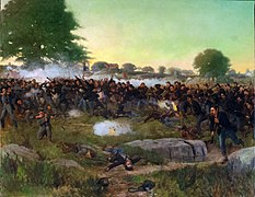 La batalla de Gettysburg por Fairchild Zogbaum