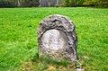 Grabstein auf dem Pferdefriedhof