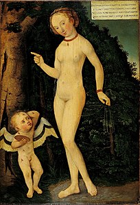 Vénus et l'Amour voleur de miel, vers 1535 – Musée des Arts décoratifs, Paris.