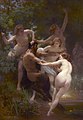 Ninfe e satiro, dipinto di William-Adolphe Bouguereau, 1873 ca.