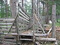 Clôtures de bois, pour rassembler les rennes (2007)