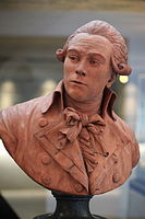Maximilien Robespierre, bức tượng bán thân không tráng men của Claude-André Deseine, 1791