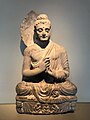 The Seated Buddha, dating from 300 to 500 CE, was found near Jamal Garhi, and is now on display at the Asian Art Museum in San Francisco