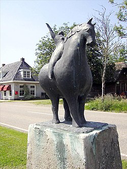 Sietske statue in Kolderwolde