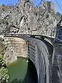 Staumauer des Matka Canyon