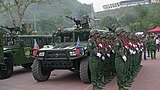 UWSA soldiers stand at attention during ceremonies