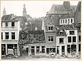 Dommages de guerre sur le Rozengracht, photo de 1945.