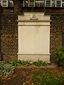 Second World War memorial to the 7th London Artillery in the churchyard of All Saints Church, Fulham, in 2012