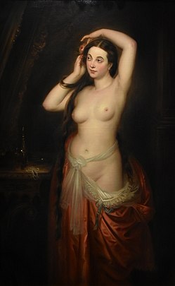 Rosine à sa toilette