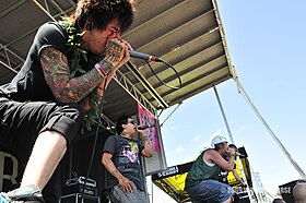 Brokencyde at the 2009 Warped Tour in Hartford, Connecticut