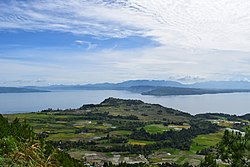 Danau Toba dilihat dari Balige