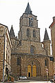 St-Junien, Westwerk und Fassade von Westen