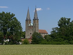 St. Laurentius Church of the former Benedictine nuns monastery in Hillersleben