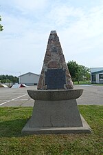 Photo représentant le monument commémorant la messe célébrée par Henri Nouvel en 1663.