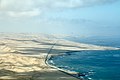 Verlauf der B2 zwischen Swakopmund und Walvis Bay (Blick Richtung Süden) bis 2021