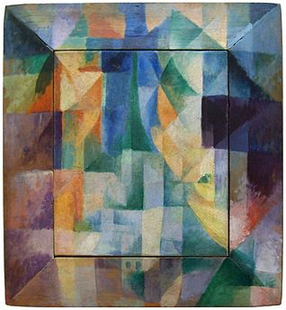 Les Fenêtres simultanés sur la ville (Simultánní okna na město), 1912, 40×46 cm, Kunsthalle Hamburg