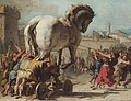 G. D. Tiepolo, Procession del caval de Tròia, National Gallery
