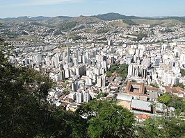 Uitzicht op het centrum van Juiz de Fora