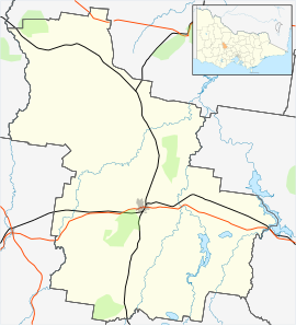 Bung Bong is located in Shire of Central Goldfields