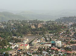 Gondar látképe a Goha Hotelból