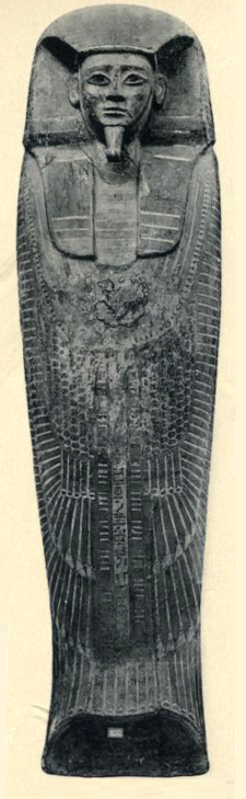 Rakev Kamose, nalezená roku 1857 v Dra Abú el-Naga