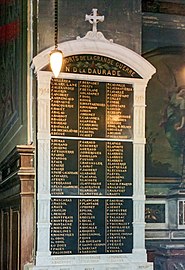 Monument aux morts de la guerre 1914-1918.