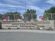 The Matthew B. Juan-Ira H. Hayes Veterans Memorial Park.