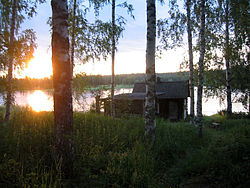 Smoke sauna in Kannonkoski