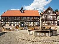 Markt mit Brunnen