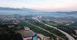 Aerial view of Batang Kali