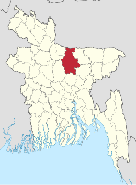 Kaart van Mymensingh