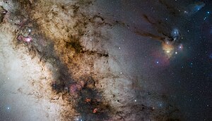 Къой джолну (бизни галактиканы) кесеги. Фотография Серро-Параналь (Чили) абсерваторияда этилгенди