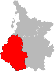 Arrondissement di Argelès-Gazost – Mappa