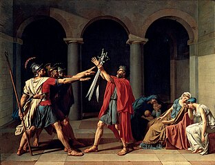 Le Serment des Horaces, Jacques-Louis David
