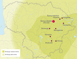 Localizarea Ducatului Lituaniei