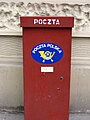 Post box in Krakow, Poland