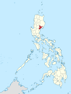 جانمای استان کوئیرینو در نقشه فیلیپین