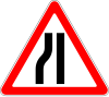 1.18.3 Narrowing of the road on the left