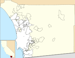 Santee is located in San Diego County, California