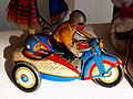 Image 18Motorcycle clubs became more prominent in the 1950s. Pictured is a vintage 1950s motorcycle toy. (from 1950s)