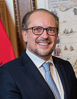 Alexander Schallenberg vuonna 2021.