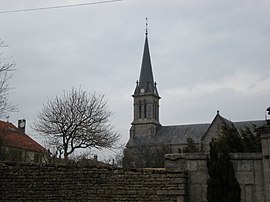The church in Bourg