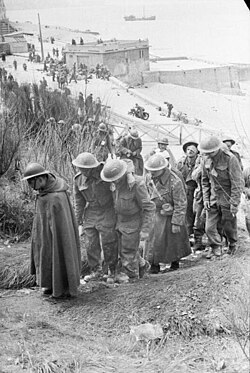 Britiske og franske soldater taget til fange I Veules-les-Roses