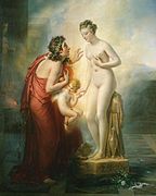 Pigmalión y Galatea, de Girodet (1819)