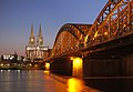Hohenzollern Bridge in Cologne, Germany