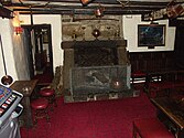 Granite fireplace