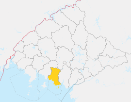 Location of Kwaksan County