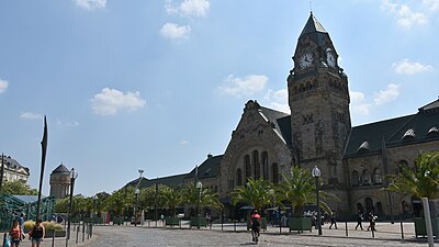 Het treinstation van Metz