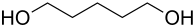 Strukturformel von 1,5-Pentandiol