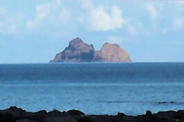 de Roque del Este gezien vanuit Lanzarote